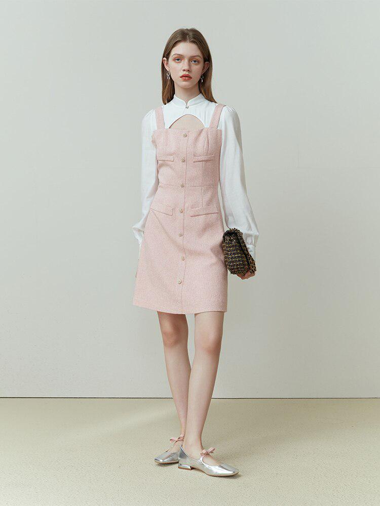 Y2K Soft Girl Mini Dress with Shirt Sleeves - Retro Style Douyin Dress Y2K Soft Girl Mini Dress with Shirt Sleeves - Retro Style Douyin Dress