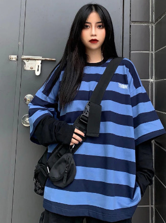 Aaliyah Y2K Grunge Two-Piece Long-Sleeve Shirt - 90S Fashion, Retro Style, Y2K Summer Out