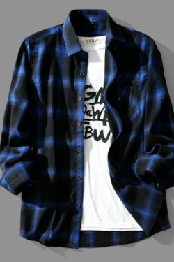 Adalynn Long Sleeve Plaid - Y2K Grunge 90S Fashion, Retro Summer Outfit, Pastel Goth Style