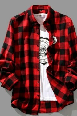 Adalynn Long Sleeve Plaid - Y2K Grunge 90S Fashion, Retro Summer Outfit, Pastel Goth Style