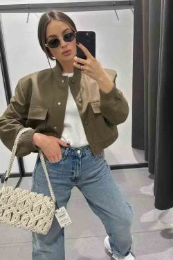 Adanna Bomber Jacket - Y2K Summer Grunge, 90S Retro, Pastel Goth, Y2K Club & Party