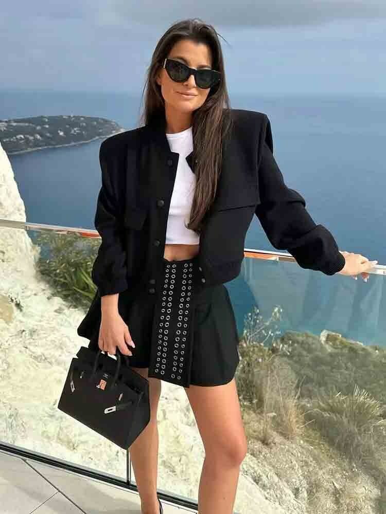 Adanna Bomber Jacket - Y2K Summer Grunge, 90S Retro, Pastel Goth, Y2K Club & Party Adanna Bomber Jacket - Y2K Summer Grunge, 90S Retro, Pastel Goth, Y2K Club & Party