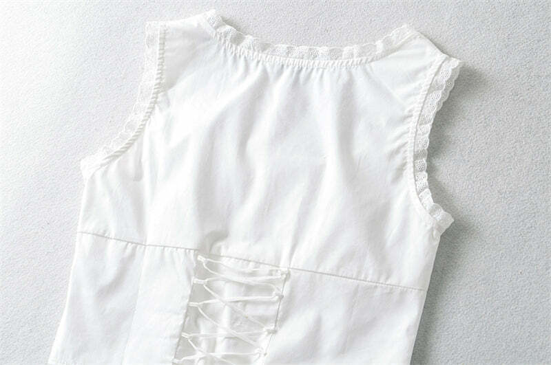 Adela Top - Y2K Summer Grunge Outfit, 90S Fashion, Retro Style, Y2K Club & Party Outfits Adela Top - Y2K Summer Grunge Outfit, 90S Fashion, Retro Style, Y2K Club & Party Outfits