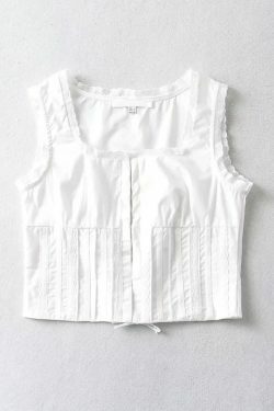 Adela Top - Y2K Summer Grunge Outfit, 90S Fashion, Retro Style, Y2K Club & Party Outfits