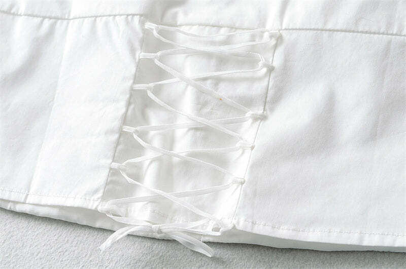 Adela Top - Y2K Summer Grunge Outfit, 90S Fashion, Retro Style, Y2K Club & Party Outfits Adela Top - Y2K Summer Grunge Outfit, 90S Fashion, Retro Style, Y2K Club & Party Outfits