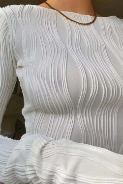 Aden Knitted Top - Y2K Summer Grunge, 90S Fashion, Retro Style, Y2K Party & Club Outfits