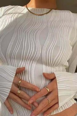 Aden Knitted Top - Y2K Summer Grunge, 90S Fashion, Retro Style, Y2K Party & Club Outfits