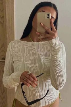 Aden Knitted Top - Y2K Summer Grunge, 90S Fashion, Retro Style, Y2K Party & Club Outfits