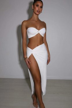 Admiranda Midi Dress - Y2K Summer Grunge Outfit, 90S Fashion, Retro Style, Pastel Goth Vibes