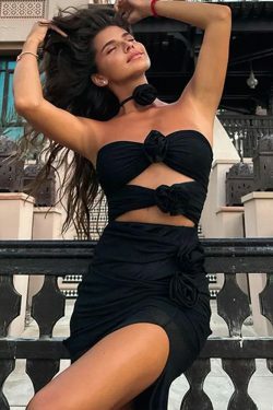 Adya Maxi Dress - Y2K Summer Grunge Outfit, 90S Fashion, Retro Style, Y2K Party Look