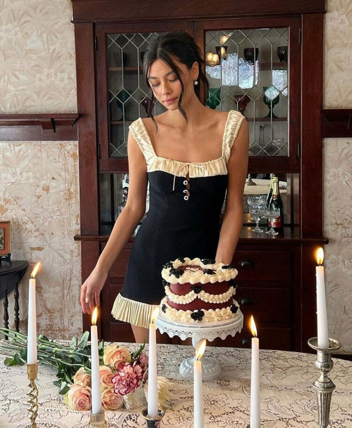 Agnes Mini Dress - Y2K Summer Grunge Outfit, 90S Fashion, Retro Style, Pastel Goth, Y2K Party Agnes Mini Dress - Y2K Summer Grunge Outfit, 90S Fashion, Retro Style, Pastel Goth, Y2K Party