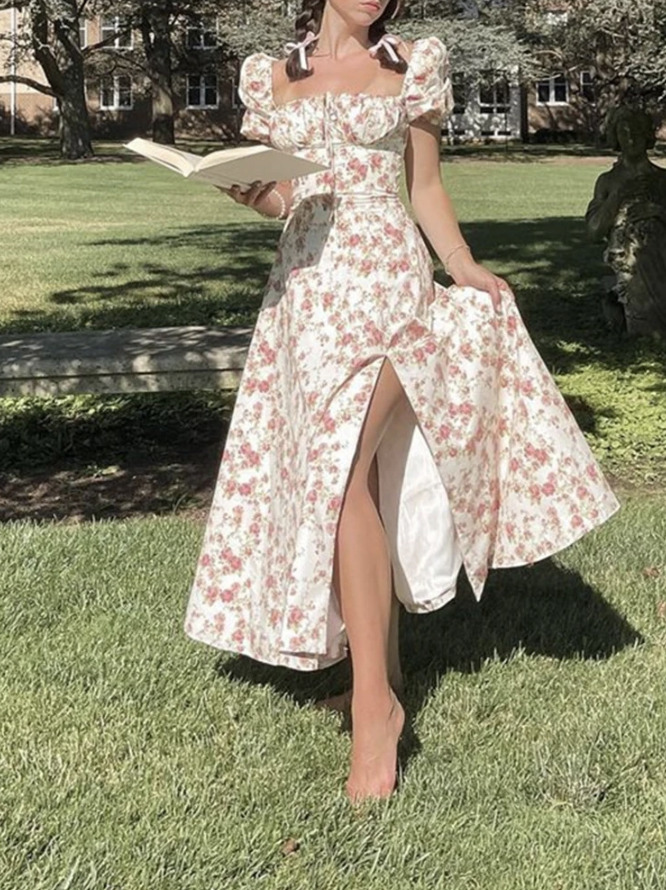 Aida Midi Dress - Y2K Summer Grunge Outfit, 90S Retro Style, Pastel Goth, Y2K Party Fashion Aida Midi Dress - Y2K Summer Grunge Outfit, 90S Retro Style, Pastel Goth, Y2K Party Fashion