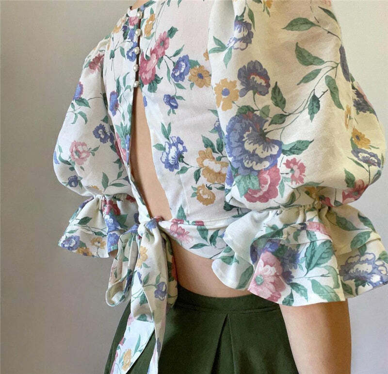 Aisha Crop Top - Y2K Summer Grunge, 90S Retro, Pastel Goth, Y2K Party & Club Outfits Aisha Crop Top - Y2K Summer Grunge, 90S Retro, Pastel Goth, Y2K Party & Club Outfits