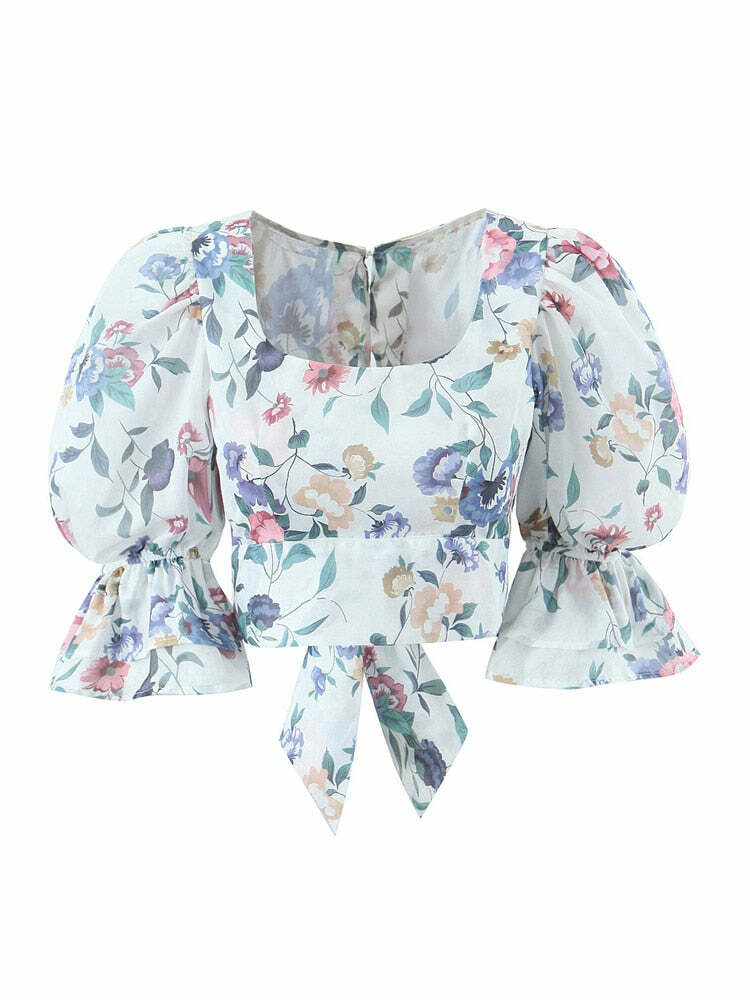 Aisha Crop Top - Y2K Summer Grunge, 90S Retro, Pastel Goth, Y2K Party & Club Outfits Aisha Crop Top - Y2K Summer Grunge, 90S Retro, Pastel Goth, Y2K Party & Club Outfits