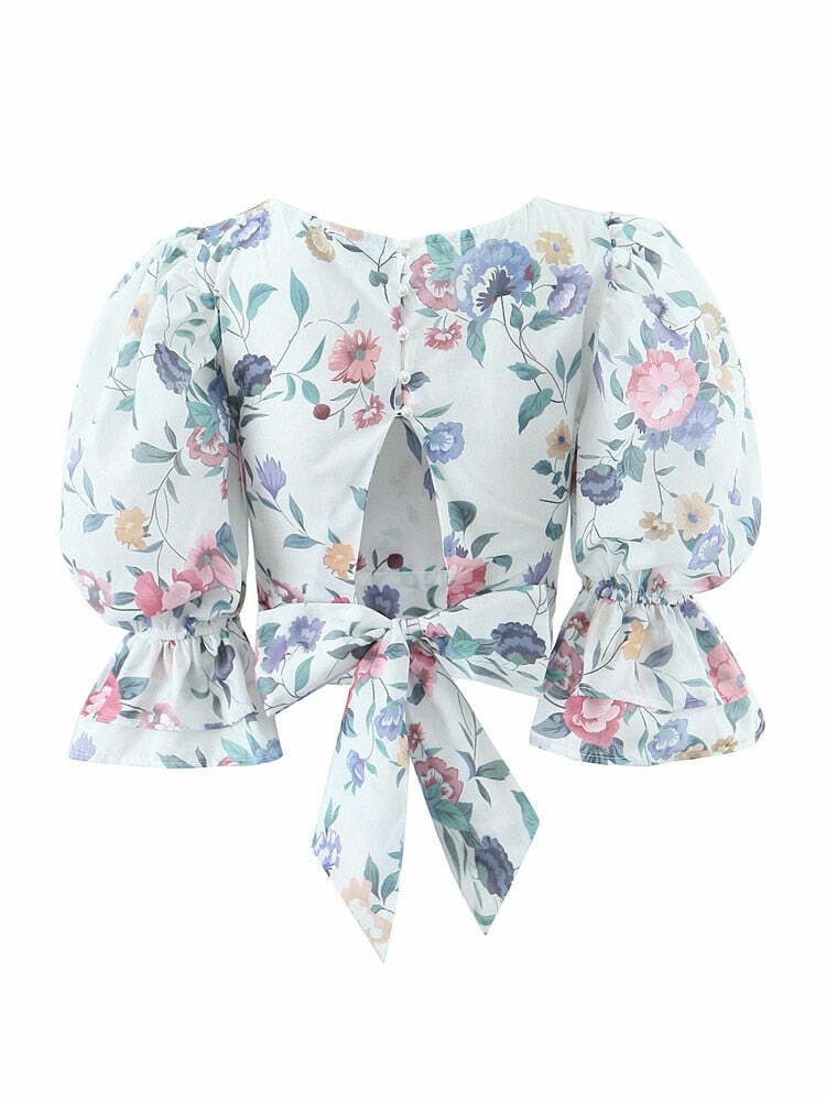 Aisha Crop Top - Y2K Summer Grunge, 90S Retro, Pastel Goth, Y2K Party & Club Outfits Aisha Crop Top - Y2K Summer Grunge, 90S Retro, Pastel Goth, Y2K Party & Club Outfits