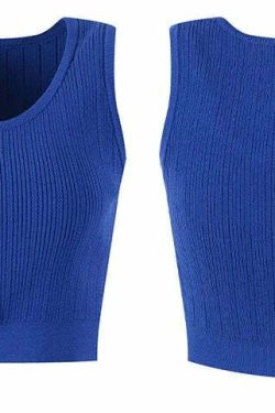 Alene Knitted Top - Y2K Summer, 90S Grunge, Retro Style, Baby Tees, Y2K Club & Party