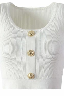 Alene Knitted Top - Y2K Summer, 90S Grunge, Retro Style, Baby Tees, Y2K Club & Party