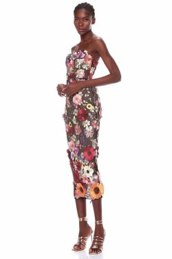 Amali Midi Dress - Y2K Summer Grunge Outfit, 90S Fashion, Retro Style, Pastel Goth Vibes