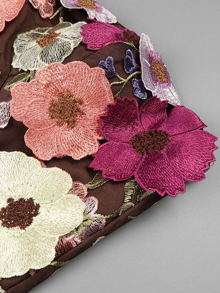 Amali Midi Dress - Y2K Summer Grunge Outfit, 90S Fashion, Retro Style, Pastel Goth Vibes