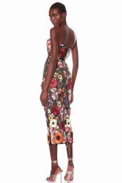 Amali Midi Dress - Y2K Summer Grunge Outfit, 90S Fashion, Retro Style, Pastel Goth Vibes