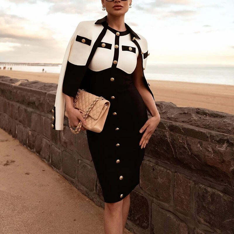 Amandine Midi Dress - Y2K Summer Grunge Outfit, 90S Fashion, Retro Style, Pastel Goth Vibes