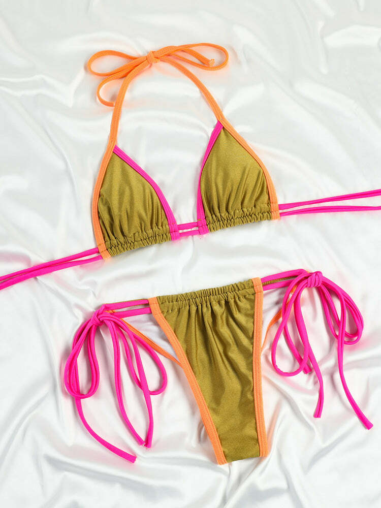 Amber Bikini - Y2K Summer Outfits, 90S Fashion, Grunge, Retro Style, Y2K Party & Beachwear Amber Bikini - Y2K Summer Outfits, 90S Fashion, Grunge, Retro Style, Y2K Party & Beachwear