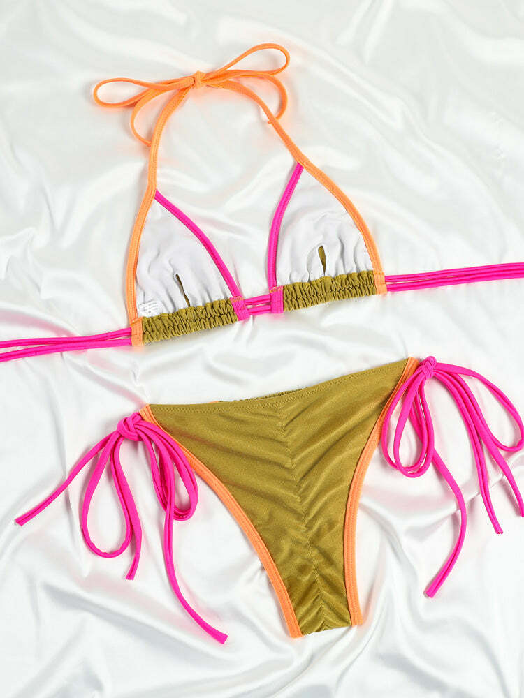 Amber Bikini - Y2K Summer Outfits, 90S Fashion, Grunge, Retro Style, Y2K Party & Beachwear Amber Bikini - Y2K Summer Outfits, 90S Fashion, Grunge, Retro Style, Y2K Party & Beachwear