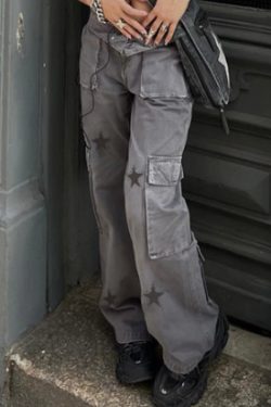 Amelia Denim Baggy Jeans - Y2K Summer Grunge, 90S Retro, Hip Hop Fashion, Y2K Club Outfits