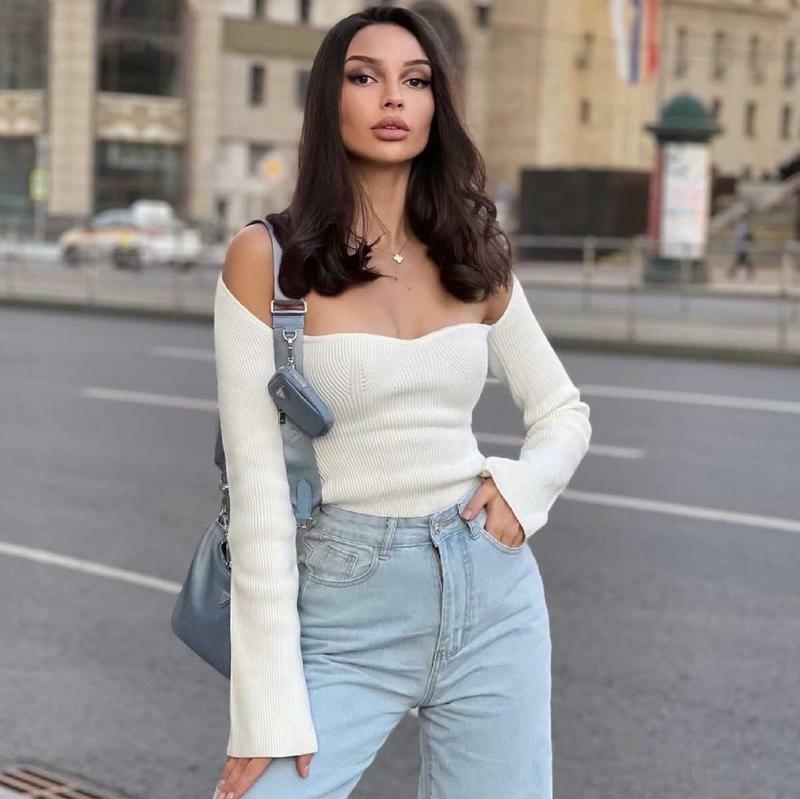 Amelie Knitted Top - Y2K Summer Grunge, 90S Fashion, Retro Style, Y2K Party & Club Out