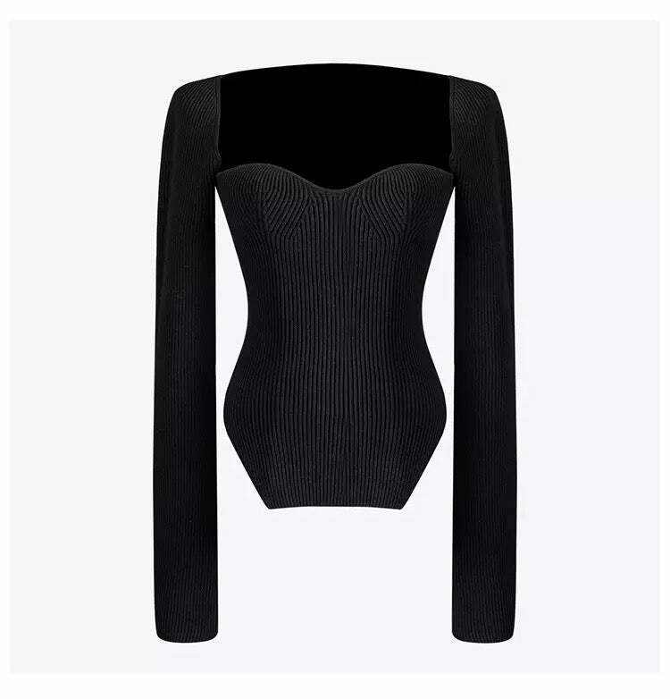 Amelie Knitted Top - Y2K Summer Grunge, 90S Fashion, Retro Style, Y2K Party & Club Out