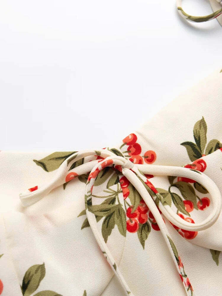 Amitu Midi Dress - Y2K Summer Grunge Outfit, 90S Fashion, Retro Style, Pastel Goth, Y2K Party