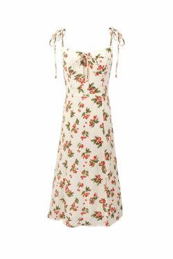 Amitu Midi Dress - Y2K Summer Grunge Outfit, 90S Fashion, Retro Style, Pastel Goth, Y2K Party