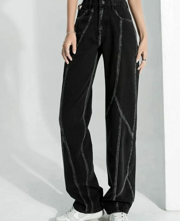 Amy High Waisted Jeans - Y2K Summer & 90S Grunge Fashion, Retro Style, Y2K Club & Party Outfits Amy High Waisted Jeans - Y2K Summer & 90S Grunge Fashion, Retro Style, Y2K Club & Party Outfits