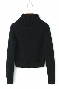 Analia Sweater - Y2K Summer Grunge, 90S Retro, Pastel Goth, Y2K Club & Party Outfits