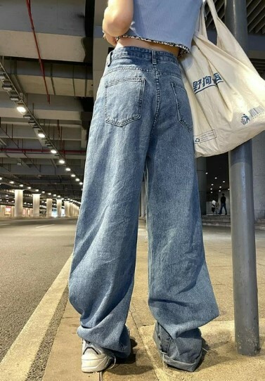 Anastasia Grunge Straight Pants - Y2K Summer, 90S Fashion, Retro Style, Gothic Y2K Outfits