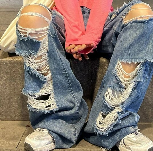 Anastasia Grunge Straight Pants - Y2K Summer, 90S Fashion, Retro Style, Gothic Y2K Outfits