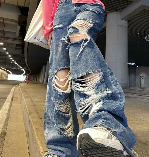 Anastasia Grunge Straight Pants - Y2K Summer, 90S Fashion, Retro Style, Gothic Y2K Outfits