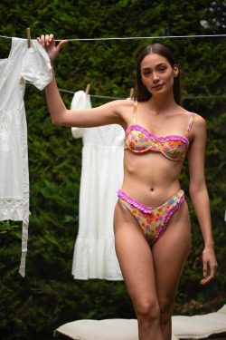 Angela Floral Bikini - Y2K Summer Outfit, 90S Fashion, Grunge, Retro Style, Y2K Beachwear