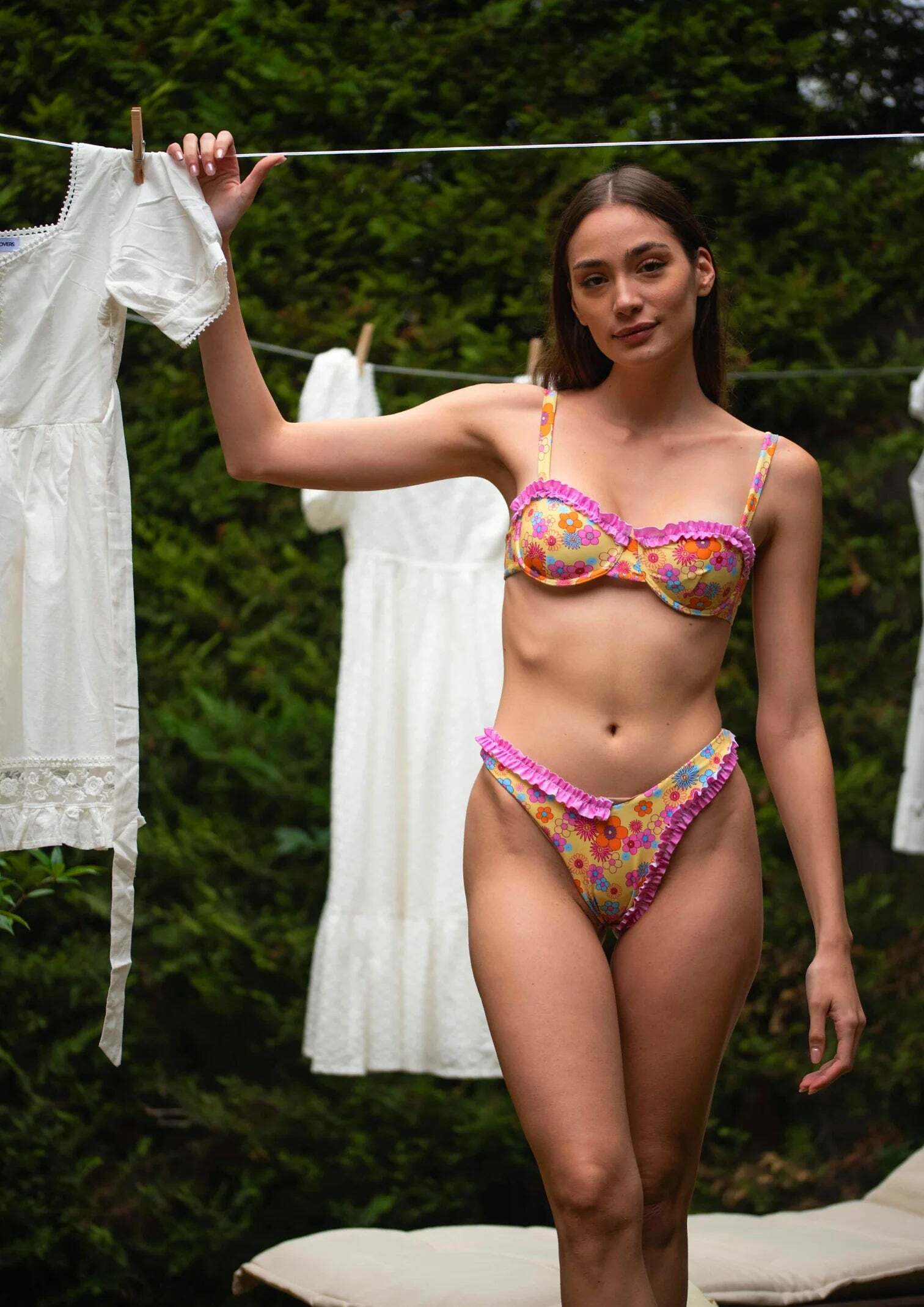 Angela Floral Bikini - Y2K Summer Outfit, 90S Fashion, Grunge, Retro Style, Y2K Beachwear Angela Floral Bikini - Y2K Summer Outfit, 90S Fashion, Grunge, Retro Style, Y2K Beachwear