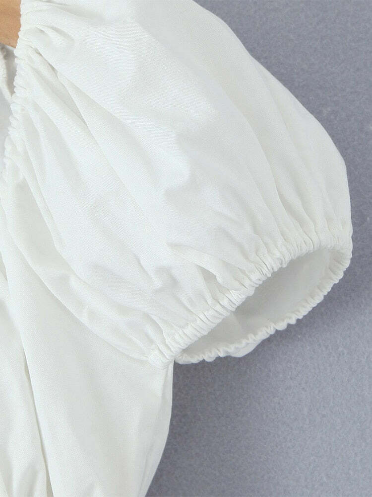 Angela Top - Y2K Summer Grunge Outfit, 90S Fashion, Retro Style, Baby Tees, Y2K Club & Party Wear