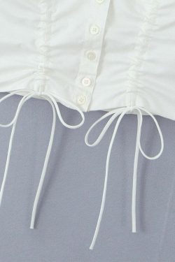 Angela Top - Y2K Summer Grunge Outfit, 90S Fashion, Retro Style, Baby Tees, Y2K Club & Party Wear