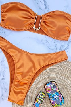 Angelica Swimsuit - Y2K Summer Grunge 90S Fashion Retro Goth Popstar Party Outfit