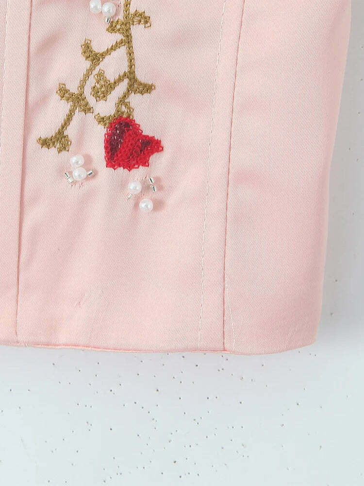 Anita Crop Top - Y2K Summer Grunge, 90S Retro, Pastel Goth, Y2K Party & Club Outfits