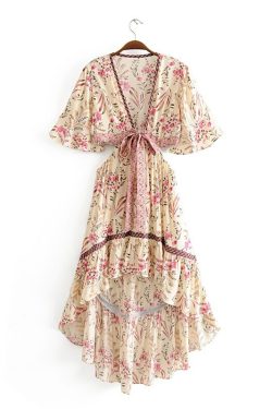 Antonia Midi Dress - Y2K Summer Grunge Outfit, 90S Retro Style, Pastel Goth Fashion