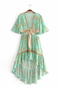 Antonia Midi Dress - Y2K Summer Grunge Outfit, 90S Retro Style, Pastel Goth Fashion