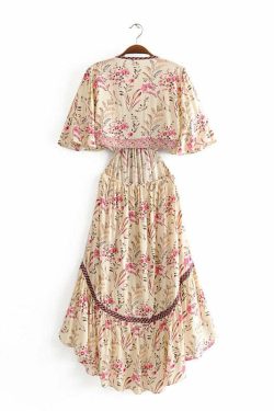 Antonia Midi Dress - Y2K Summer Grunge Outfit, 90S Retro Style, Pastel Goth Fashion