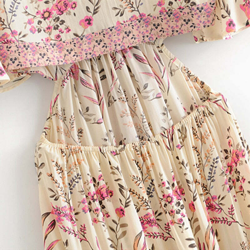 Antonia Midi Dress - Y2K Summer Grunge Outfit, 90S Retro Style, Pastel Goth Fashion Antonia Midi Dress - Y2K Summer Grunge Outfit, 90S Retro Style, Pastel Goth Fashion