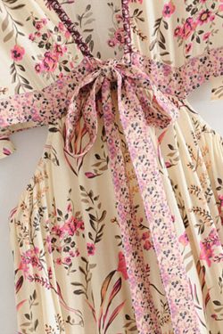 Antonia Midi Dress - Y2K Summer Grunge Outfit, 90S Retro Style, Pastel Goth Fashion