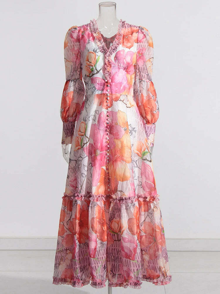 Aphrodite Maxi Dress - Y2K Summer Grunge, 90S Retro, Pastel Goth, Y2K Party & Aphrodite Maxi Dress - Y2K Summer Grunge, 90S Retro, Pastel Goth, Y2K Party &