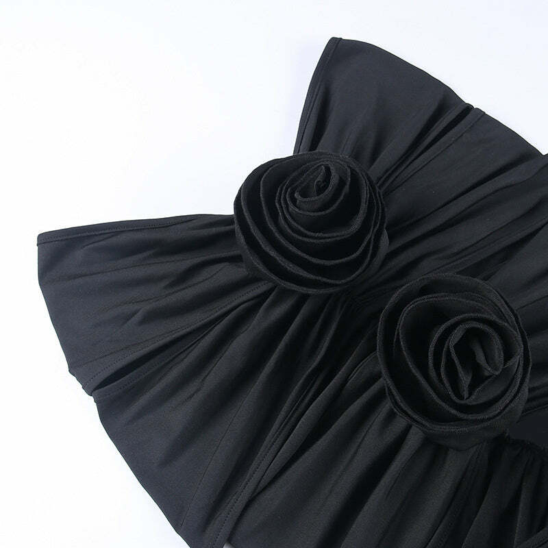 April Crop Top - Y2K Summer Grunge, 90S Retro, Pastel Goth, Y2K Party & Club Outfits